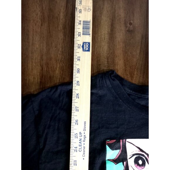 Demon Slayer Anime Graphic T-Shirt Black Crewneck 100% Cotton Short Sleeve Unise - Picture 3 of 5